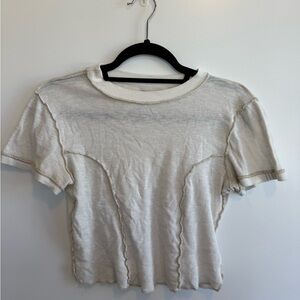 BDG Cream Short Sleeve Women's Tee